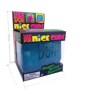 Cubo Antistress Squeezable a Forma di Cubetto di Ghiaccio in Maltosio, Grande Giocattolo Sensoriale in Plastica TPR per Alleviare lo Stress, Popolare <span class=keywords><strong>Online</strong></span> per Giovani 15-35 Anni - Product Image 5