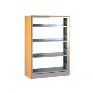 Heavy Duty School Furniture <b>Library</b> Adjustable Metal Bookshelf Double Side Display Shelf - Product Image 5