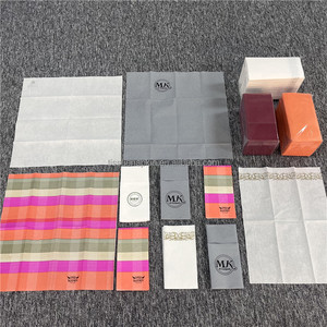 Tovaglioli di <span class=keywords><strong>Carta</strong></span> Neri in Tessuto Naturale Airlaid da Cena con Tasca Portaposate Servilletas De Papel - Product Image 2