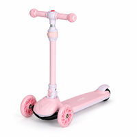 Trottinette pour enfants à 3 roues, hauteur réglable, guidon en T, roues en PU, plateau renforcé en PP, trottinette pour garçons et filles
