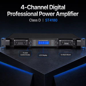 Amplificador de Potencia Digital Clase D de <span class=keywords><strong>4</strong></span> Canales y 1800W, 1U para Montaje en Rack, para Salas, KTV y Escenarios - Product Image 6