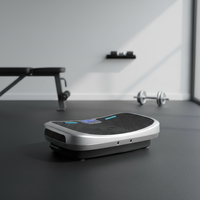 Équipement de gym à domicile, plaque vibrante pour tout le corps, machine d'exercice, plaque vibrante 4D, Crazy Fit Massage, entraînement complet du corps