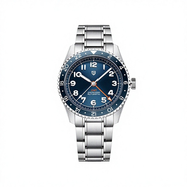 PAGANI DESIGN Latest Style Mens Automatic Mechanical Analog Luminous Fashion Business Watch Stainless Steel Band Folding Clasp