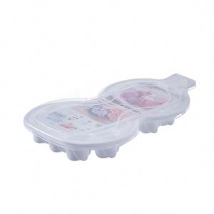 Wholesale Premium Ice Cream DIY Tool <strong>Chocolate</strong> Mould <strong>Rose</strong> Ice Cube Mold Gourd Shape Silicone Ice Tray With Lid - Product Image 3