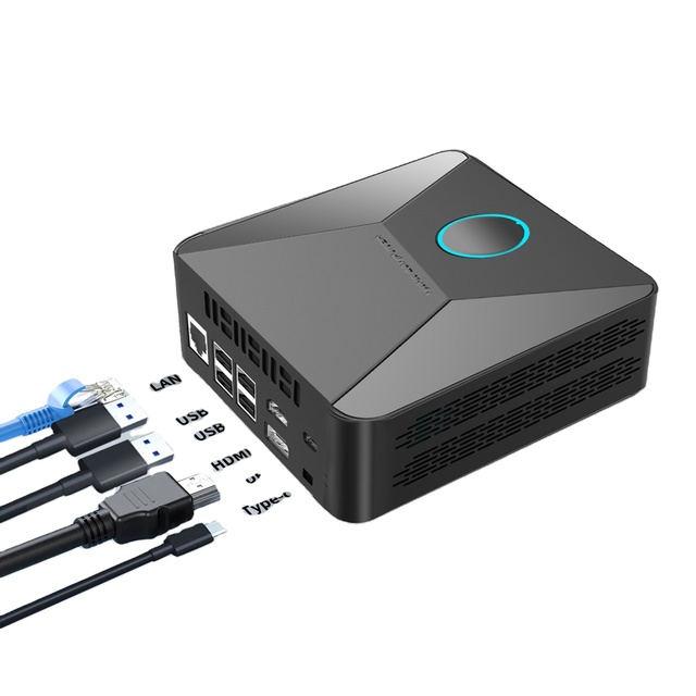 New Arrival Mini Pc 16+512gb Huge Storage for Gaming 1/30 Size of a Desktop Computer Touch Dazzle  Mini Computer