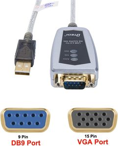 Dtech <span class=keywords><strong>USB</strong></span> để <span class=keywords><strong>RS422</strong></span> <span class=keywords><strong>RS485</strong></span> cổng nối tiếp chuyển đổi Bộ chuyển đổi cáp với FTDI chip hỗ trợ Windows 11 10 8 7 XP Mac -1.5 feet - Product Image 5