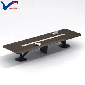 厂家直销会议会议桌涂层钢基办公会议桌定制木桌会议
