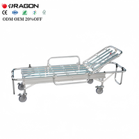 Civière d'ambulance en alliage d'aluminium léger Source d'alimentation manuelle Fabricant de dispositifs de premiers soins médicaux pour hôpitaux Prix