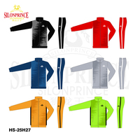Ensemble d'uniformes de football pour hommes Haisay, col rond, manches courtes, avec logo personnalisé