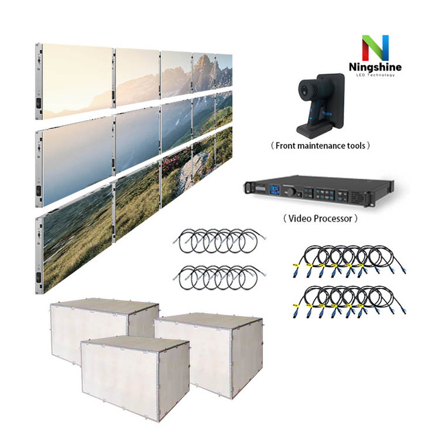 4K SMD HD Ultra-Thin LED Video Wall Screen Full Color P1.95/P2.97 HDR10+ 800 Nits for Shopping Malls Hotels Conferences