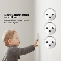 BAOBEN Prise murale en acier inoxydable doré, norme israélienne, avec USB Type C à charge rapide, interrupteur d'éclairage, TV satellite, Tel, CAT5, CAT6