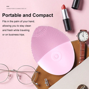 Nettoyeur facial électrique vibrant à ultrasons en silicone, étanche, pour usage domestique, nettoyeur de pores doux, <span class=keywords><strong>appareil</strong></span> de nettoyage du <span class=keywords><strong>visage</strong></span> - Product Image 5