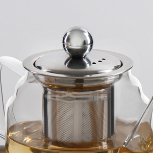 Tetera de Vidrio Borosilicato de 500 ml, Resistente al Calor, con Infusor para Té de Flores Sueltas, Tetera para Preparar Té - Product Image 6
