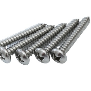 Vis autotaraudeuses en gros vis à main cruciforme à tête cylindrique petites vis PA acier au carbone attaches d'extrémité de forage acier inoxydable plat <span class=keywords><strong>il</strong></span> - Product Image 3