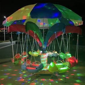 Carrusel Comercial para Parque de Atracciones, de Fibra de Vidrio, con Música, Operado con Monedas, Marca Xiaotongyao, 1 Año de Garantía, Capacidad de 100 kg - Product Image 6