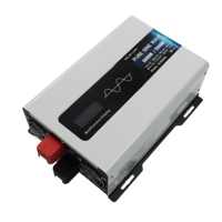 Inverter Gelombang Sinus Murni 5000W untuk Rumah, Konverter Tegangan DC ke AC dengan Layar LCD & 2 Stopkontak AC 12V/24V/48V/72V ke 110V 220V