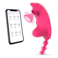 Masseur sans fil pour le bas du dos, télécommande Bluetooth via application, portable pour femme, rechargeable par USB, 100 % étanche, en silicone, 10 vitesses de vibration