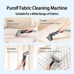 PUROLF Nettoyeur de <span class=keywords><strong>tapis</strong></span> 4 en 1 Chauffant à 60.C Nettoyeur de taches de <span class=keywords><strong>tapis</strong></span> Machine de nettoyage Aspirateur - Product Image 5