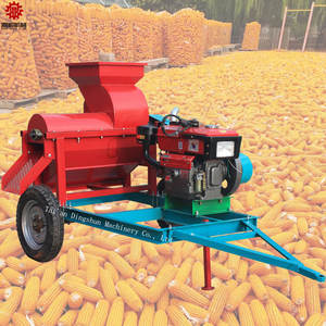 Machine à décortiquer le maïs, batteuse à maïs mobile sur châssis diesel, machine à décortiquer et à égrener le maïs - Product Image 5