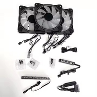 Ventilateur de boîtier Deepcool CF120 PLUS WH-3 en 1 blanc, 1800 tr/min PWM 120 mm, ventilateur de boîtier ARGB, contrôleur et concentrateur, ventilateurs de refroidissement pour ordinateur