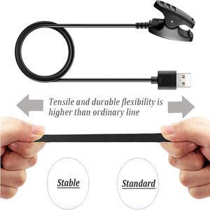 Câble de charge USB noir de remplacement, cordon de charge magnétique pour montre de sport <span class=keywords><strong>Suunto</strong></span> <span class=keywords><strong>Ambit</strong></span> T3 <span class=keywords><strong>3</strong></span> 2 1 - Product Image 4