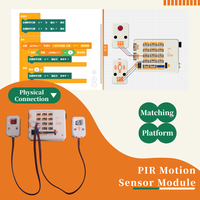 Kit de Robótica QMY Scratch Python Programming S13 ESP32-S3, Juguete de Bloques de Simulación Virtual de Modo Dual, Set Educativo Inteligente para el Aula