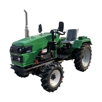 Tractor de 20HP, 25HP, 30HP, 4x4, Mini Tractor Agrícola Compacto para Granja, Pequeño Tractor para Jardín, Precios de Venta