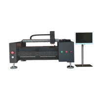 Machine de placement de composants semi-automatique HXT SMD à 4 têtes avec PLC pour ligne d'assemblage électronique, monteur de puces SMT