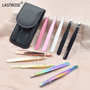 Pince à épiler en acier inoxydable la plus vendue pour extensions de cils, avec étui personnalisé - Product Image 5