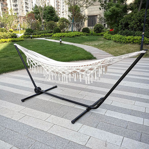 Hiện đại bông macrame Võng với Boho Rìa cao nhiệm vụ trong nhà và ngoài trời Swing cho phòng ngủ phòng tập thể dục công viên sử dụng đồ nội thất trong nhà - Product Image 6