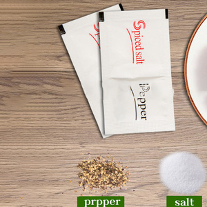 Commercio all'ingrosso della fabbrica della compagnia aerea, bustina del pacchetto del doppio del <span class=keywords><strong>sale</strong></span> & pepe, pacchetti del condimento della compagnia aerea, bustine del condimento della compagnia aerea - Product Image 4