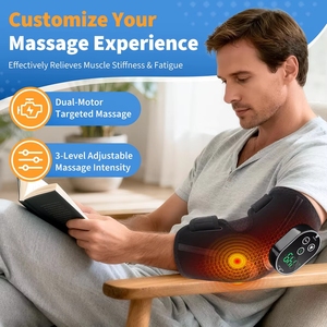 Ceinture de <span class=keywords><strong>massage</strong></span> chauffante intelligente sans fil rechargeable <span class=keywords><strong>pour</strong></span> le soulagement des douleurs articulaires, avec fonction de vibration et de <span class=keywords><strong>massage</strong></span> <span class=keywords><strong>pour</strong></span> le coude - Product Image 3