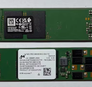 Micron 7450PRO 960G <span class=keywords><strong>M</strong></span>.2 22110 NVME, артикул MTFDKBG960TFR-1BC1ZABYY, абсолютно новый, в наличии - Product Image 3