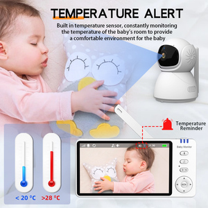 Monitor <span class=keywords><strong>de</strong></span> vídeo inalámbrico para bebés <span class=keywords><strong>de</strong></span> 5 pulgadas, pantalla IPS con cámara PTZ para niñera, cámara <span class=keywords><strong>de</strong></span> Audio bidireccional para <span class=keywords><strong>canciones</strong></span> <span class=keywords><strong>de</strong></span> <span class=keywords><strong>cuna</strong></span> para productos <span class=keywords><strong>de</strong></span> hogar inteligente - Product Image 5
