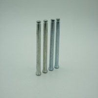 Flat Head Grooved Pin Steel Retaining Pin with Circlip Groove Machinery Fastener Custom OEM Wholesale