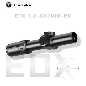 Cannocchiale Tattico T-EAGLE EOX 1.2-6X24IR-BK con Tubo da 30mm, Mirino Rapido, Torretta con Blocco Rapido, Reticolo Illuminato Rosso/Verde, Ottica da Caccia CQB - Product Image 2
