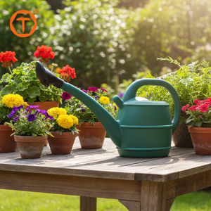 Arrosoirs à long bec, grande capacité 5L, en plastique, pour jardin, fleurs et plantes d'extérieur, vente en gros - Product Image 1