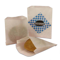 Cire imprimée japonaise feuille d'aluminium enduit de PE sulfurisé résistant à l'huile sandwich papier d'emballage personnalisé pour restauration rapide en rouleau avec logo