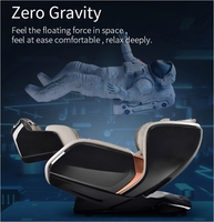 Nouveau fauteuil de massage électrique à commande manuelle 3D avec airbag, thérapie thermique, gravité zéro, pétrissage complet du corps, shiatsu, tapotement