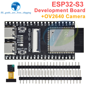 TZT <span class=keywords><strong>ESP32</strong></span>-S3 N16R8 CAM Плата развития WiFi + Bluetooth модуль OV2640 камера - Product Image 3