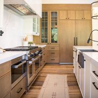 Meuble de cuisine en bois de mélamine, finition de porte plaquée, meilleur prix