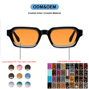 Gafas de Sol Finewell Vintage Cuadradas con Montura Bio-based G850, Patillas CP, Protección UV400, Logotipo Personalizado, Diseños de Marca para Hombre y Mujer - Product Image 3