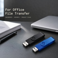 Flashdisk USB Putar Logo Kustom 32GB USB 2.0 Pen Drive Grosir Gantungan Kunci Promosi Memory Stick