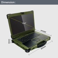 Ordinateur portable PONTRON 15,6 pouces TFT LED Intel Core I7 12700T MXM avec carte graphique indépendante 16 Go DDR5 1920x1080, ordinateur industriel
