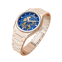 Montre de plongée automatique pour hommes, cadeau d'affaires élégant, logo personnalisé, marque de mode minimaliste de luxe