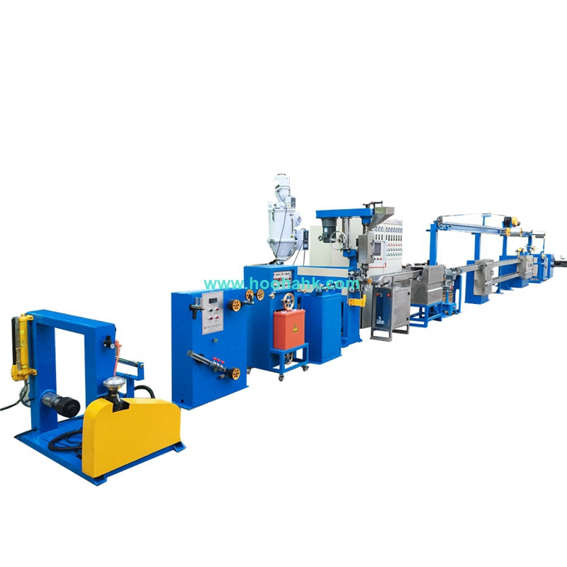 500m/Min Wire And Cable Extrusion Machine With PLC Control Box