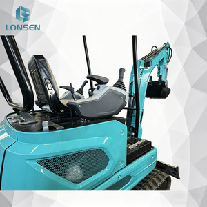 Mini Escavatore a Bassa Pressione sul Suolo 32Kpa con Cingoli in Gomma Senza Danni al Prato per la Cura del Giardino - Product Image 6