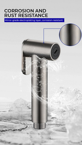 GEE-N Pulverizador Bidê Portátil de Alta Qualidade em Aço Inoxidável SUS 304 para Vaso Sanitário - Product Image 3