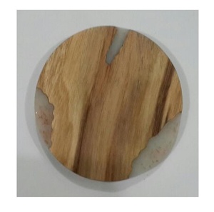 Dessous de verre en bois verni, en bois, pour dessus de Table - Product Image 6