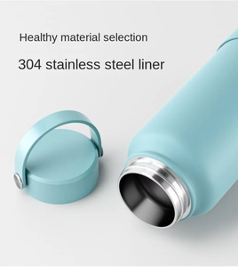 Bouteille isotherme personnalisée en acier inoxydable, sans BPA, avec bouchon en caoutchouc anti-fuite, grande capacité pour les voyages et les activités de plein air - Product Image 5